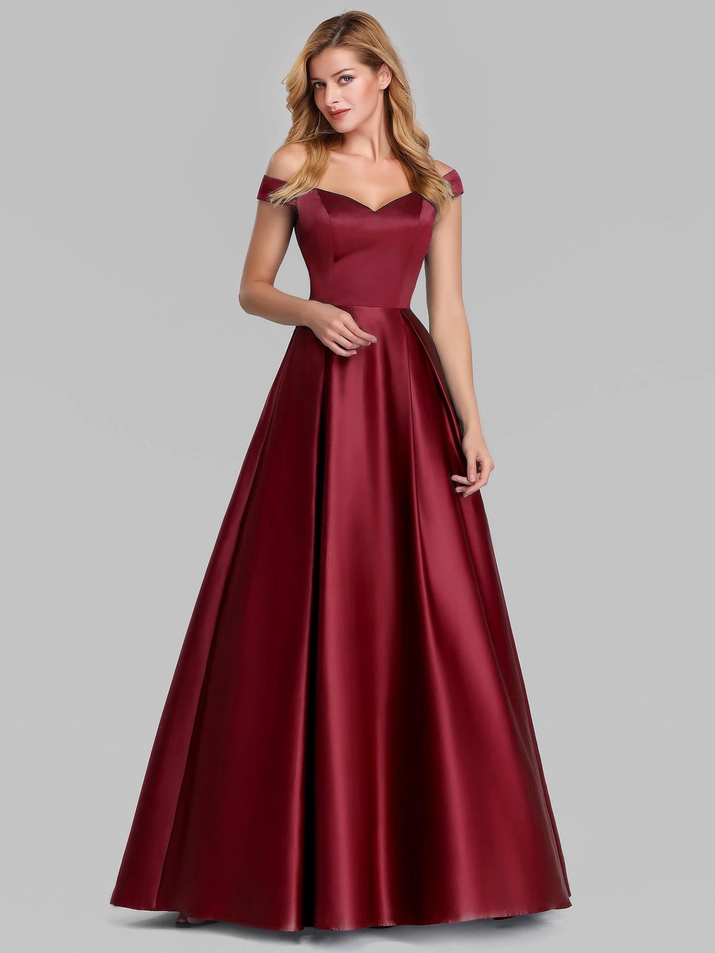 CREAMTOPMALL High-end bright color long dress sleeveless solid color retro high-end beautiful reception court style dress skirt