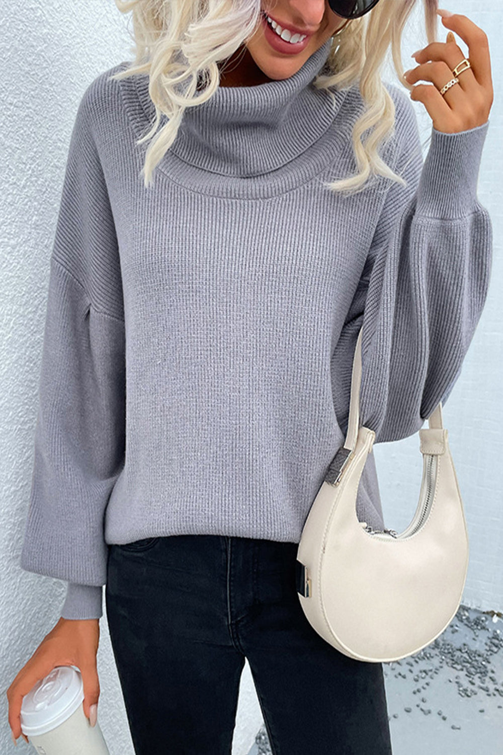 Creamtopmall Solid Color Two-Lapel Pullover