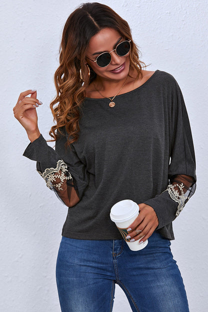 Creamtopmall Long Sleeve Round Neck Sweater