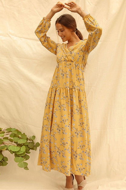 Creamtopmall Floral Maxi Dress