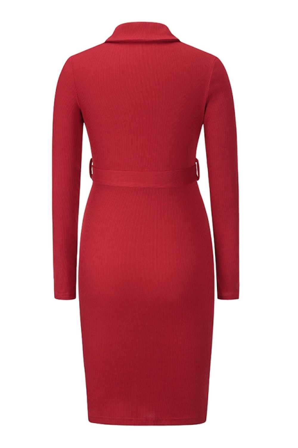 Creamtopmall Mid-Length Knitted Dress