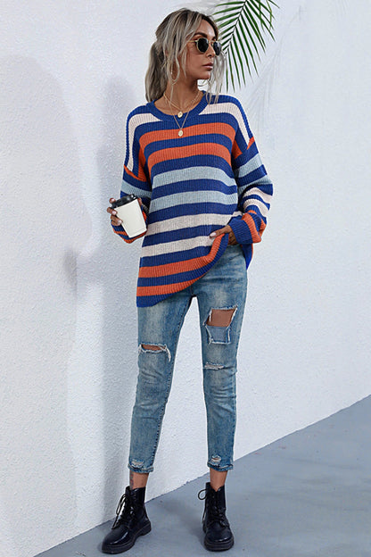 Creamtopmall Slim-fit Long-sleeved Knitted Sweater