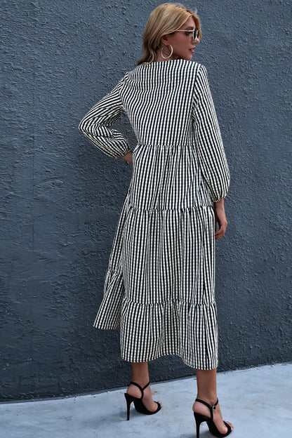 Creamtopmall Striped Print Dress