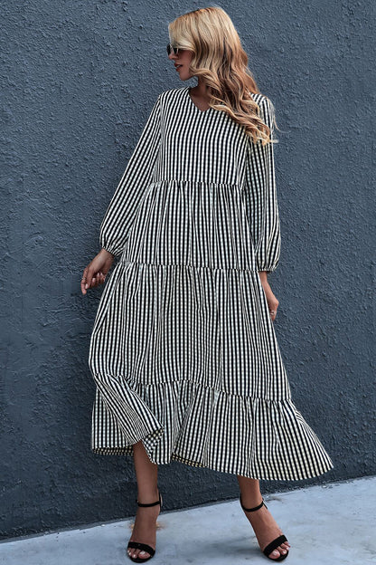 Creamtopmall Striped Print Dress