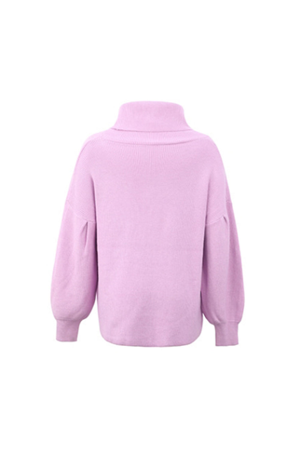 Creamtopmall Solid Color Two-Lapel Pullover