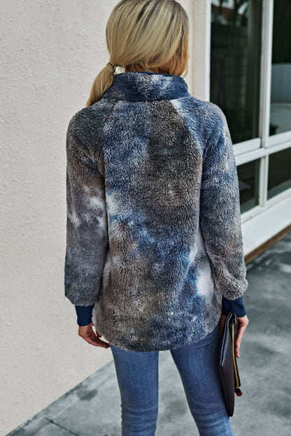 Creamtopmall Patchwork  Tie-dyed Hoodies