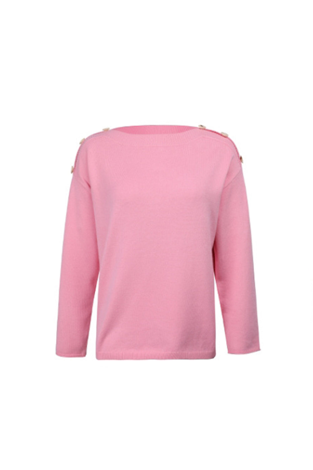 Creamtopmall Solid Color Knit Pullover