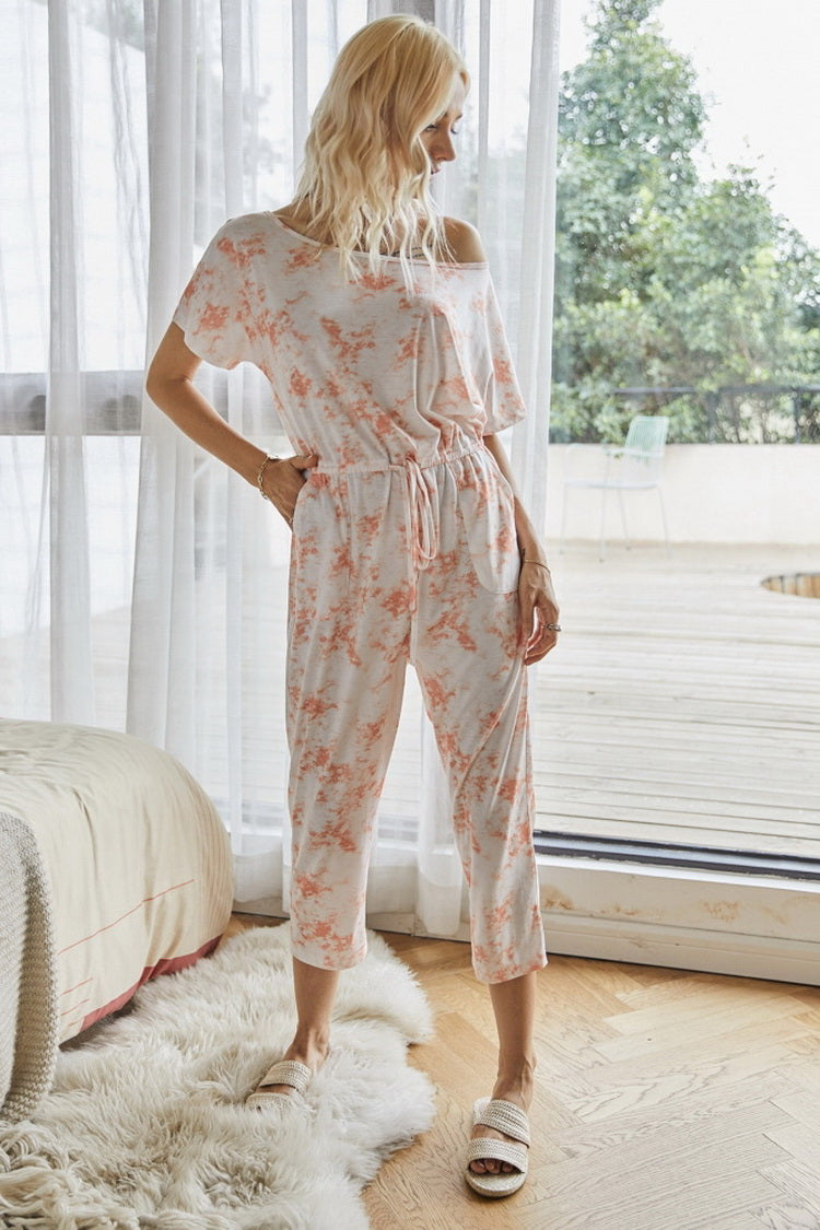 creamtopmall Tie Dye Jumpsuit