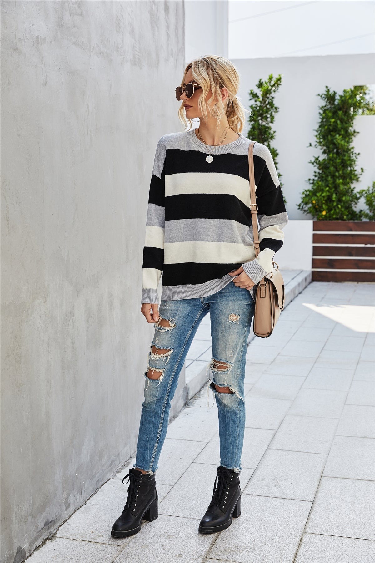 Creamtopmall Knitted Long Sleeve Bottoming Shirt