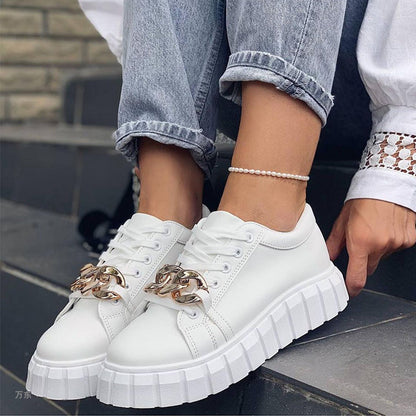 Creamtopmall Low-top Thick Bottom Muffin Sneakers