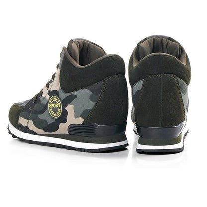 Creamtopmall Height Increase Canvas Camouflage Sneakers