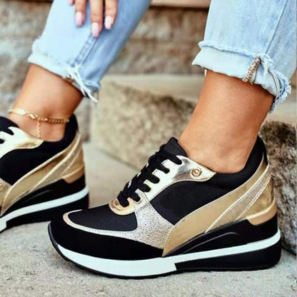 Creamtopmall Color Blocking Air Cushion Comfortable Sneakers