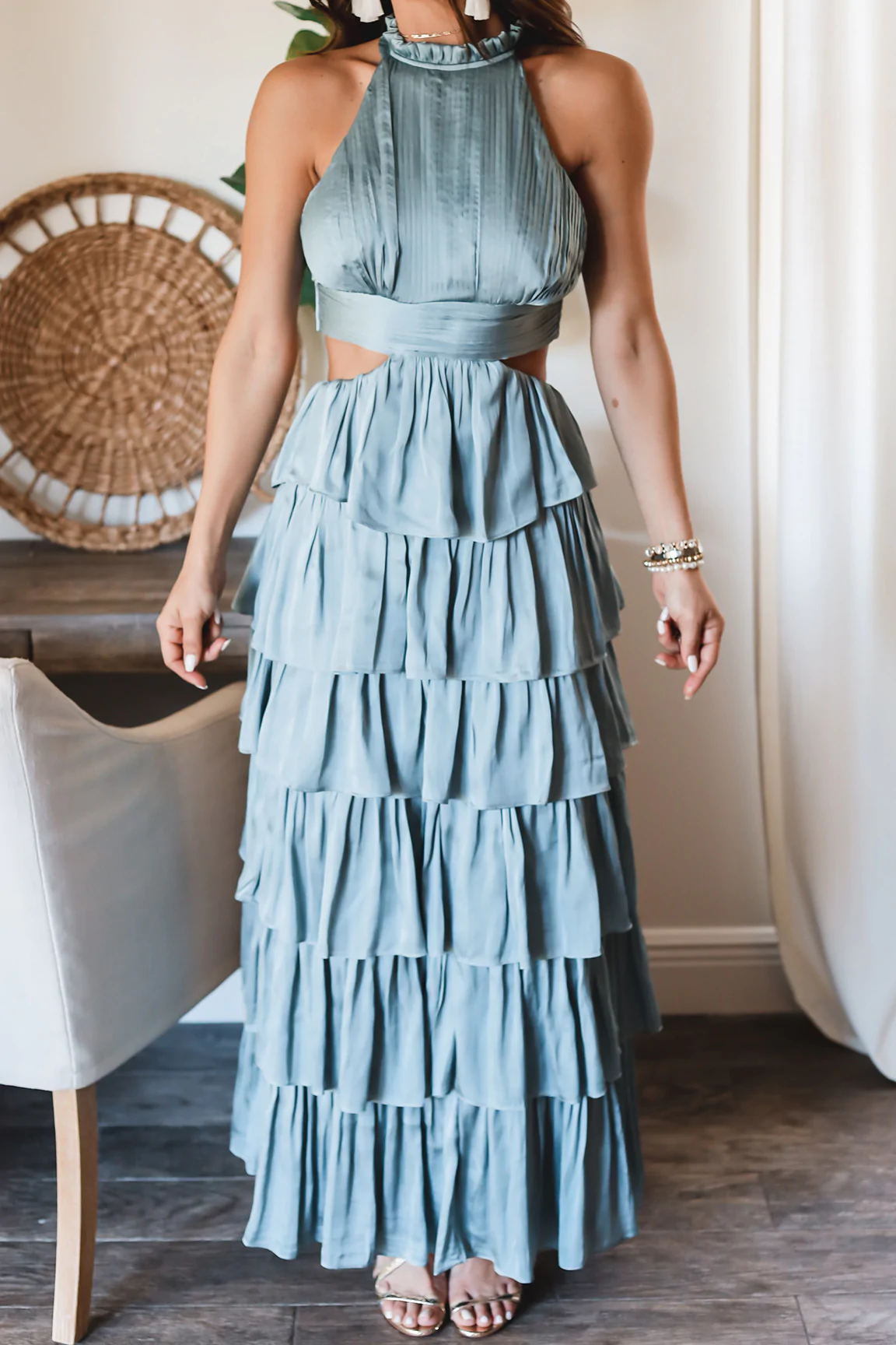 Creamtopmall Found True Love Tiered Dress