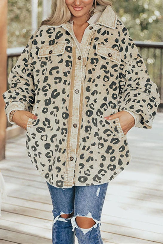 Creamtopmall Bold Choices Leopard Coat