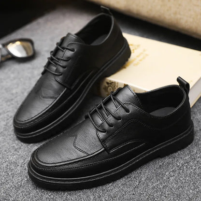 creamtopmall-Spring New Bullock Men Classic Business Formal Shoes Men Oxford Shoes Men Dress Shoes Business Formal Shoes Man