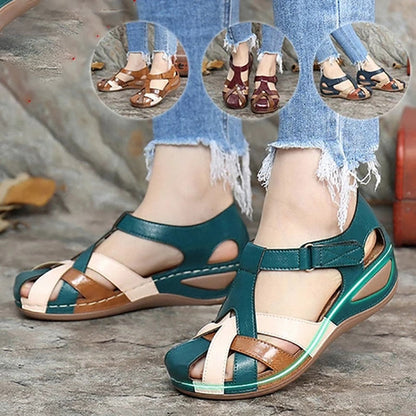 Antmvs Fashion Women Sandals Waterproo Sli on Round Female  Slippers Casual Comfortable Outdoor Fashion Sunmmer Plus Size Shoes Women