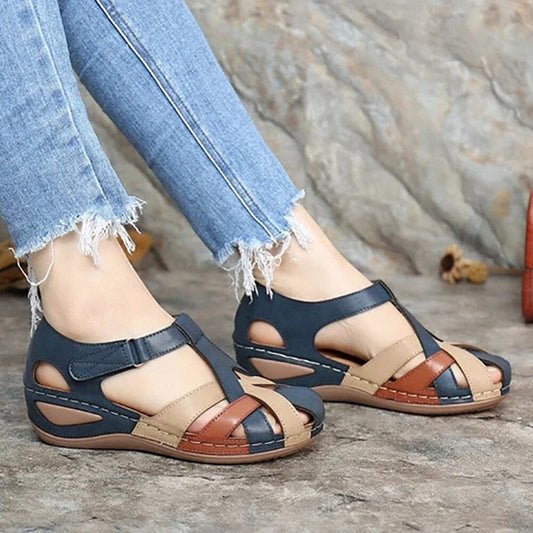 Antmvs Fashion Women Sandals Waterproo Sli on Round Female  Slippers Casual Comfortable Outdoor Fashion Sunmmer Plus Size Shoes Women