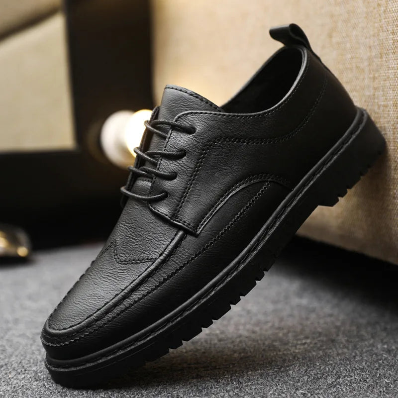 creamtopmall-Spring New Bullock Men Classic Business Formal Shoes Men Oxford Shoes Men Dress Shoes Business Formal Shoes Man