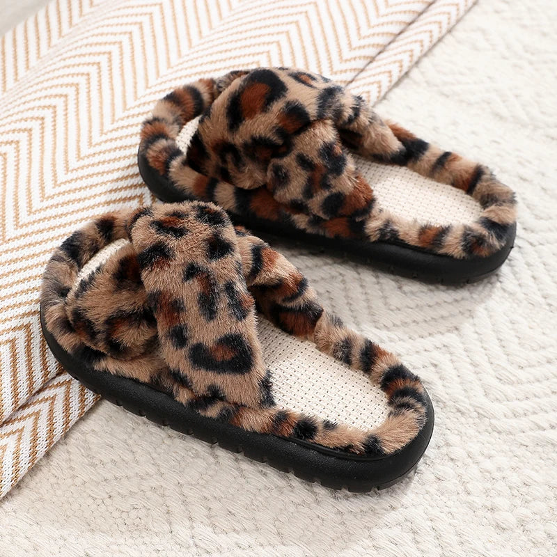 creamtopmall- rNew Women Home Slippers Open-Toe Cross Band Linen Soled Indoor Slides Linen Soled Non-Slip Bathroom Slippers