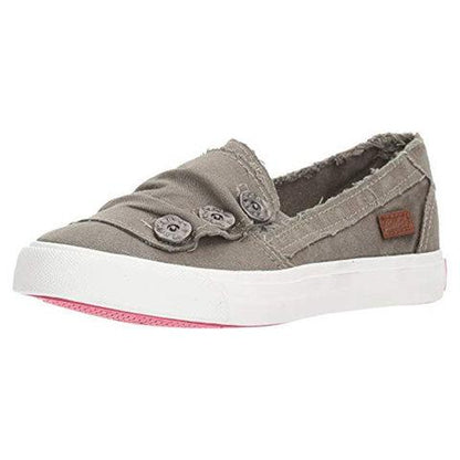 Creamtopmall Casual Button Comfy Sneaker