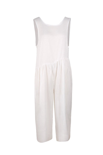 creamtopmall Casual Vest Wide Leg Jumpsuit