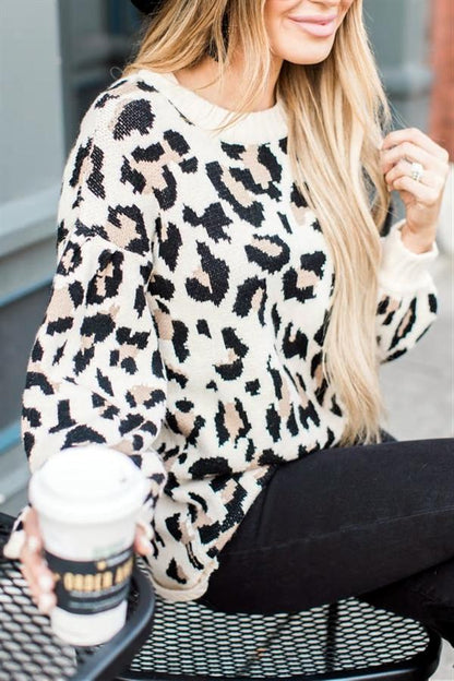 Creamtopmall Chic Leopard Pullover