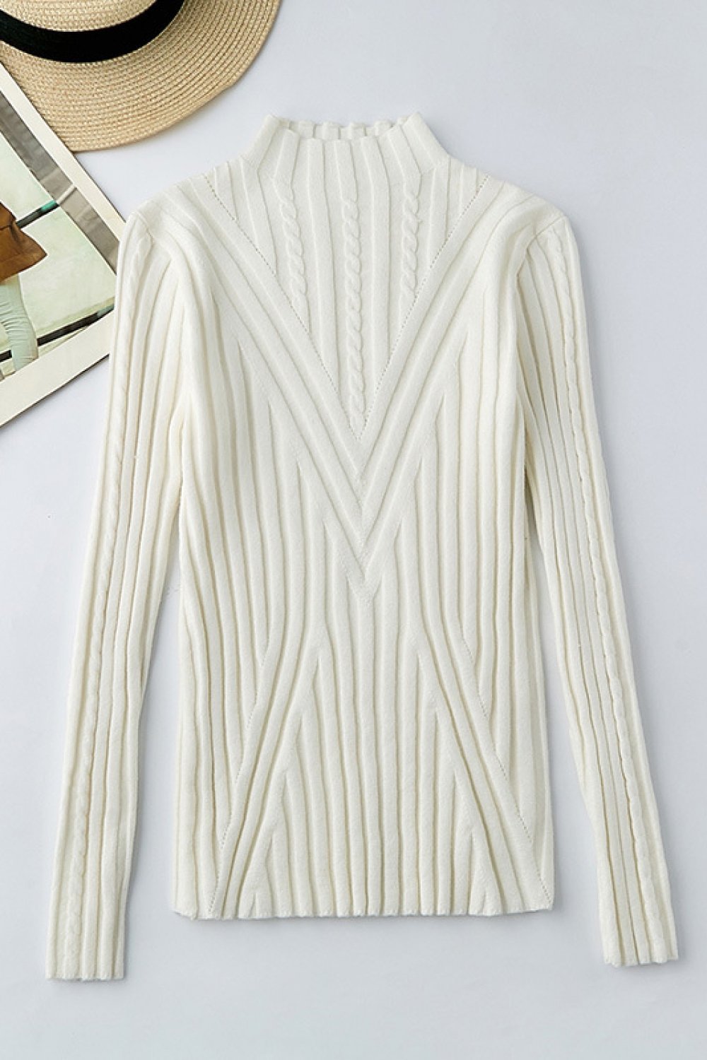 Creamtopmall Easy Days Bestmatch Turtleneck Pullover