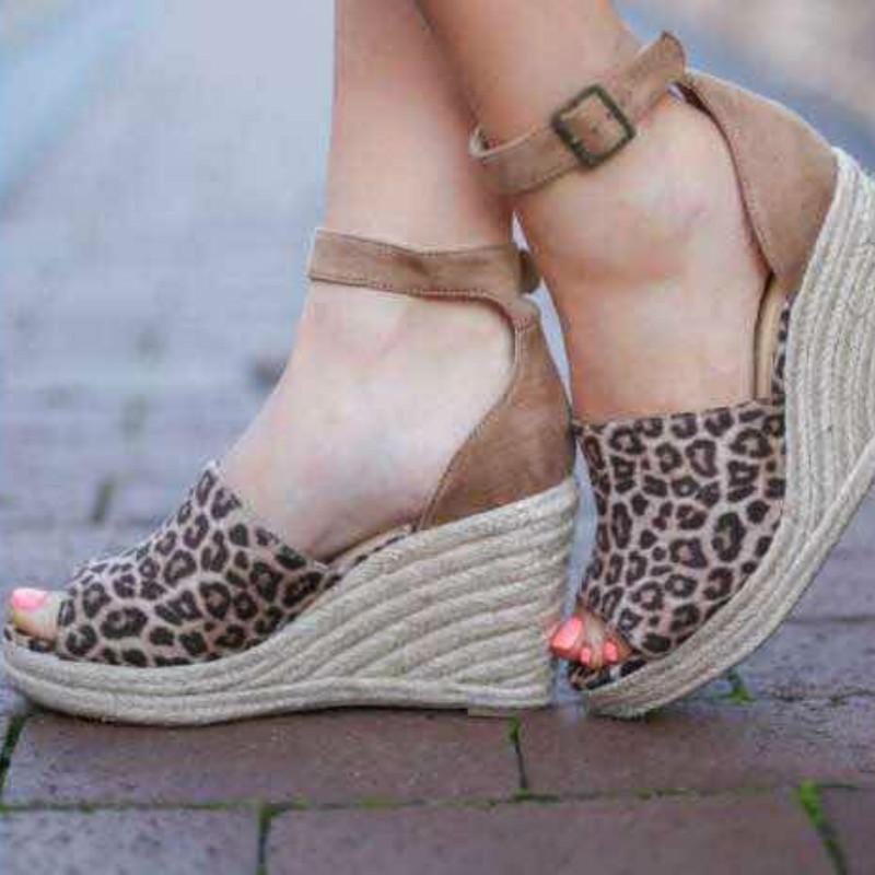 Creamtopmall Espadrilles Daily Nubuck Sandals Creepers Wedges