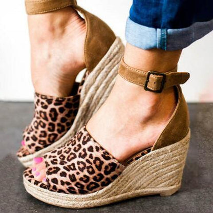 Creamtopmall Espadrilles Daily Nubuck Sandals Creepers Wedges