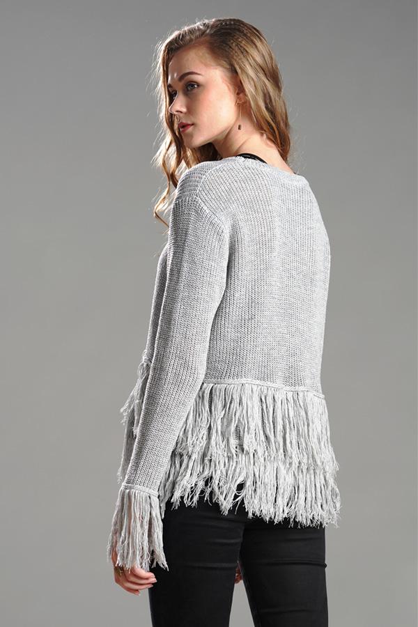 Creamtopmall Joyful Tassels Knit Sweater