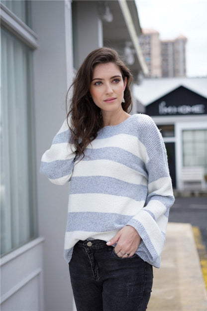 Creamtopmall Loose Round Neck Sweater