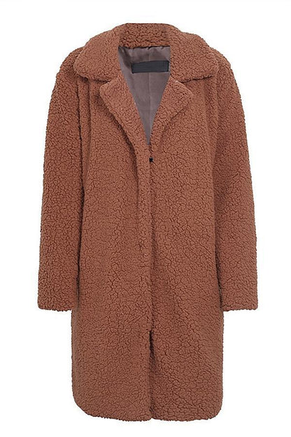 Creamtopmall Round the 70's World Wool Blend Coat