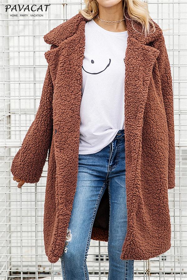 Creamtopmall Round the 70's World Wool Blend Coat